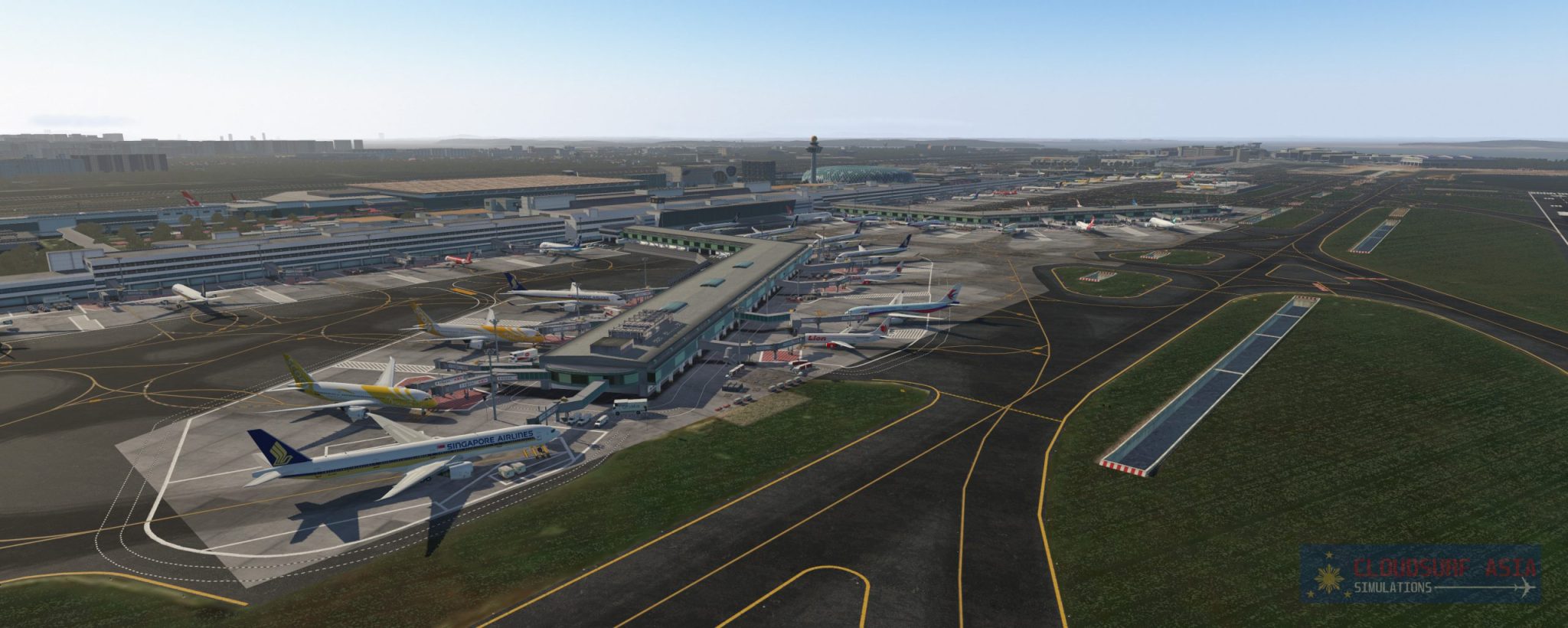 WSSS + Mega Singapore Scenery for X-Plane 11 & 12 - Cloudsurf Asia ...